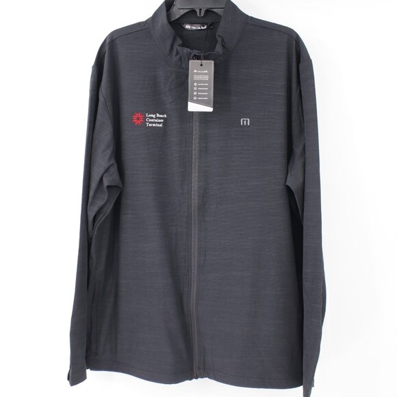 NWT Travis Mathew jacket Men's 2XL Road Soda 2.0 Golf jacket black performance